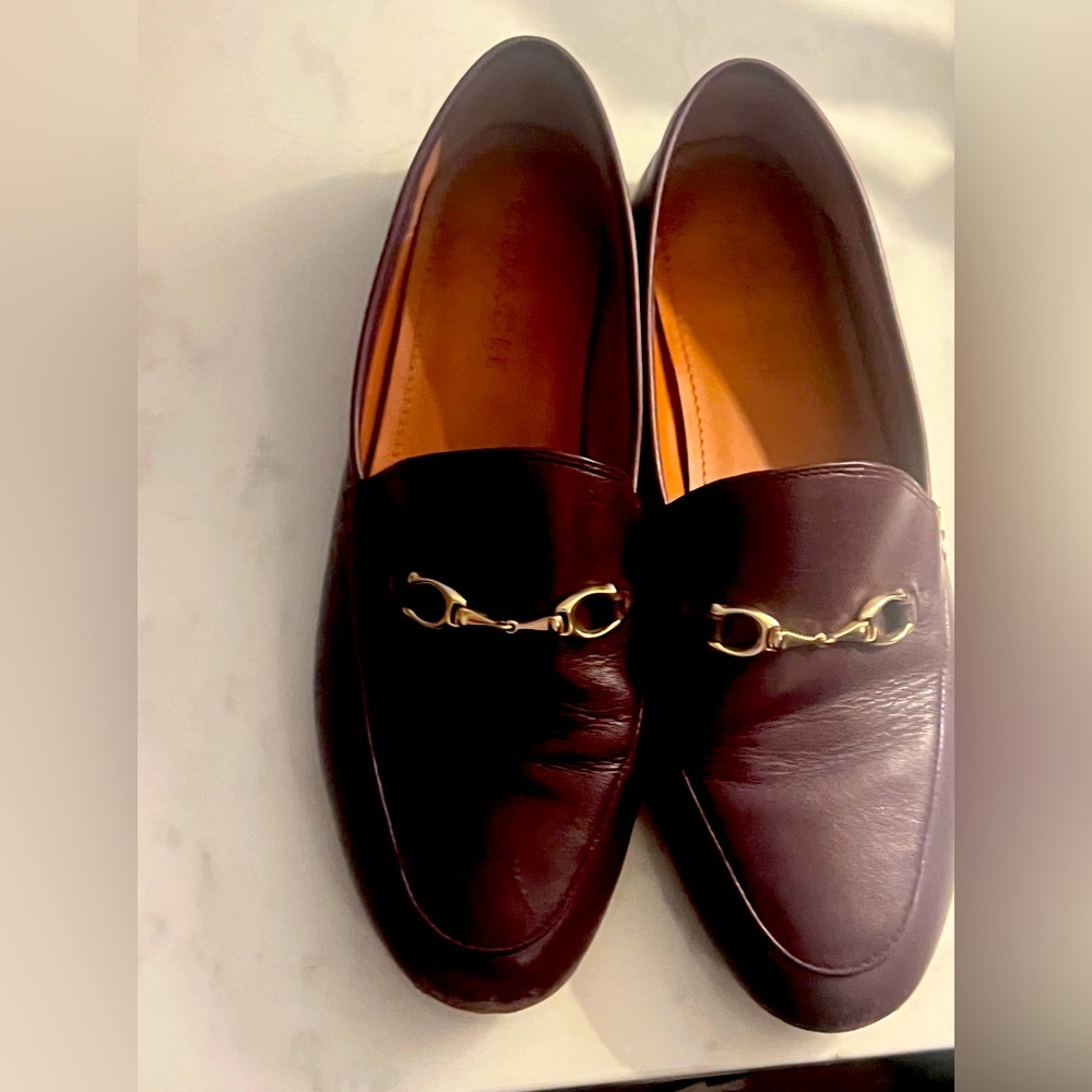 Coach leather loafers